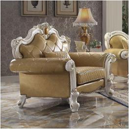 58212 Acme Furniture Picardy - Antique Pearl Living Room Furniture Living Room Chair