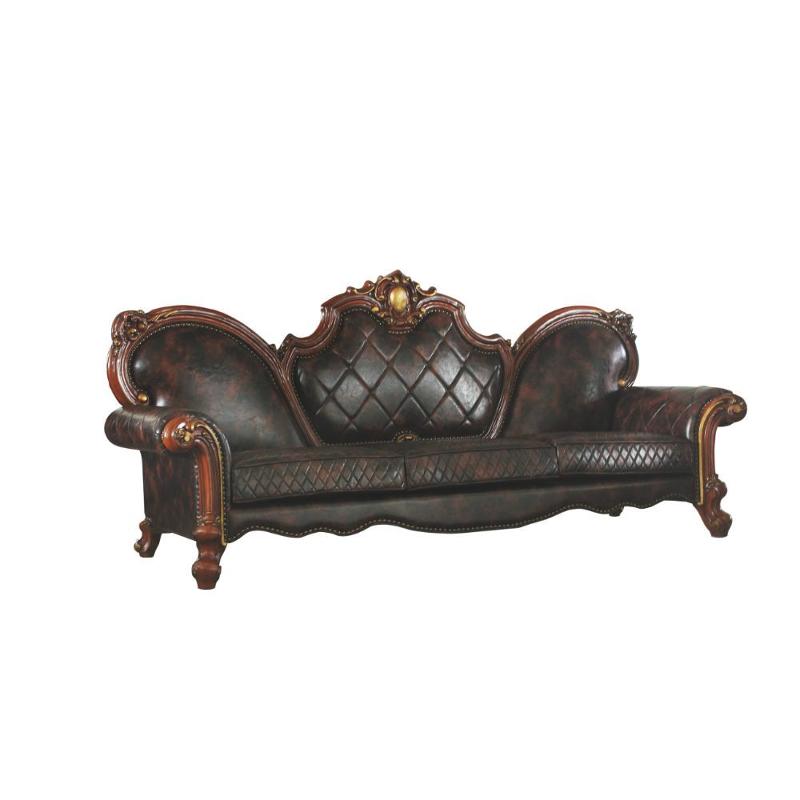 58220 Acme Furniture Picardy - Cherry Oak Living Room Furniture Sofa