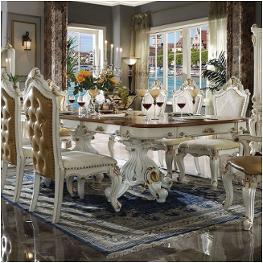 63460t Acme Furniture Picardy - Antique Pearl/cherry Oak Dining Room Furniture Dining Table