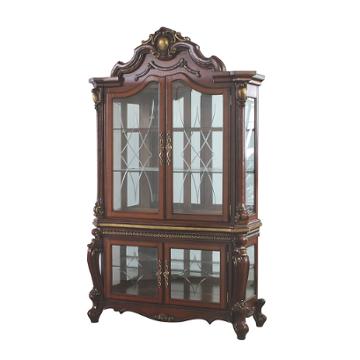 68229top Acme Furniture Picardy - Cherry Oak Dining Room Furniture Curio