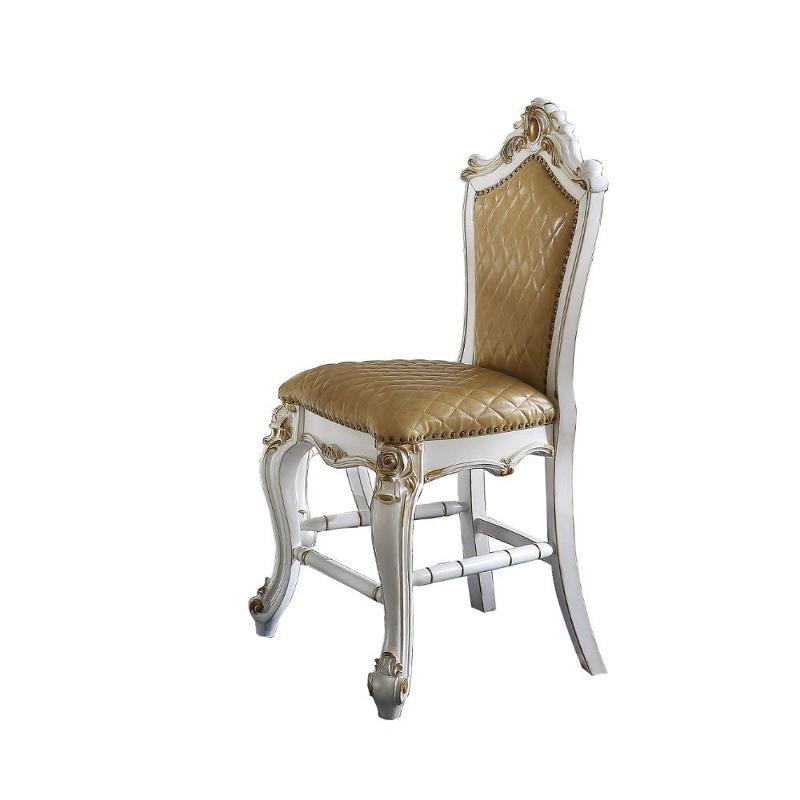 78212 Acme Furniture Picardy - Antique Pearl/cherry Oak Dining Room Furniture Counter Height Table