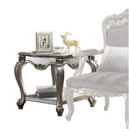 83467 Acme Furniture Picardy - Antique Platinum Living Room Furniture End Table