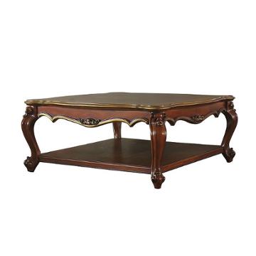 88220 Acme Furniture Picardy - Cherry Oak Living Room Furniture Cocktail Table