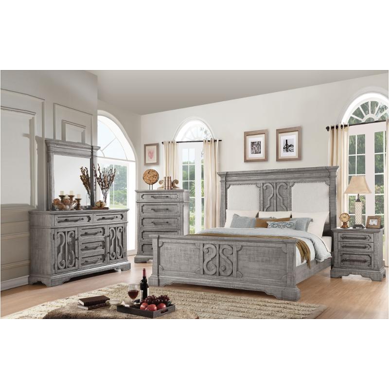 27088ck/ek-hb Acme Furniture Artesia Bedroom Furniture Bed