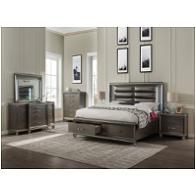 27937ek-hb Acme Furniture Sadie - Dark Champagne Bedroom Furniture Bed