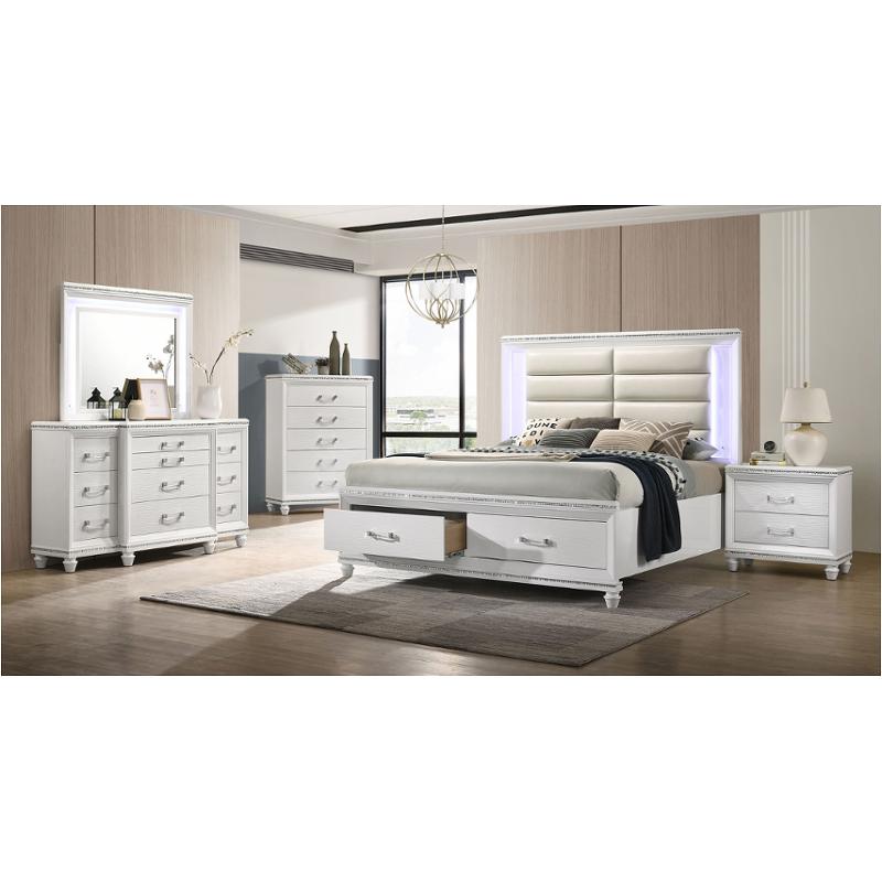 28737ek-hb Acme Furniture Sadie - White Bedroom Furniture Bed