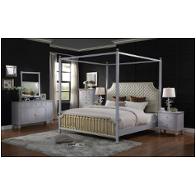 28854ck-hb Acme Furniture House Marchese - Pearl Gray Bedroom Furniture Bed