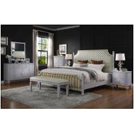 28884ck-hb Acme Furniture House Marchese - Pearl Gray Bedroom Furniture Bed