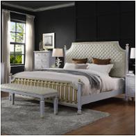 28890q-hb Acme Furniture House Marchese - Pearl Gray Bedroom Furniture Bed