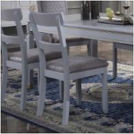 68862 Acme Furniture House Marchese - Pearl Gray Dining Room Furniture Dining Chair