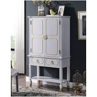 68865 Acme Furniture Cabinet - Pearl Gray