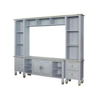 91990lp Acme Furniture House Marchese - Pearl Gray Home Entertainment Furniture Entertainment Center