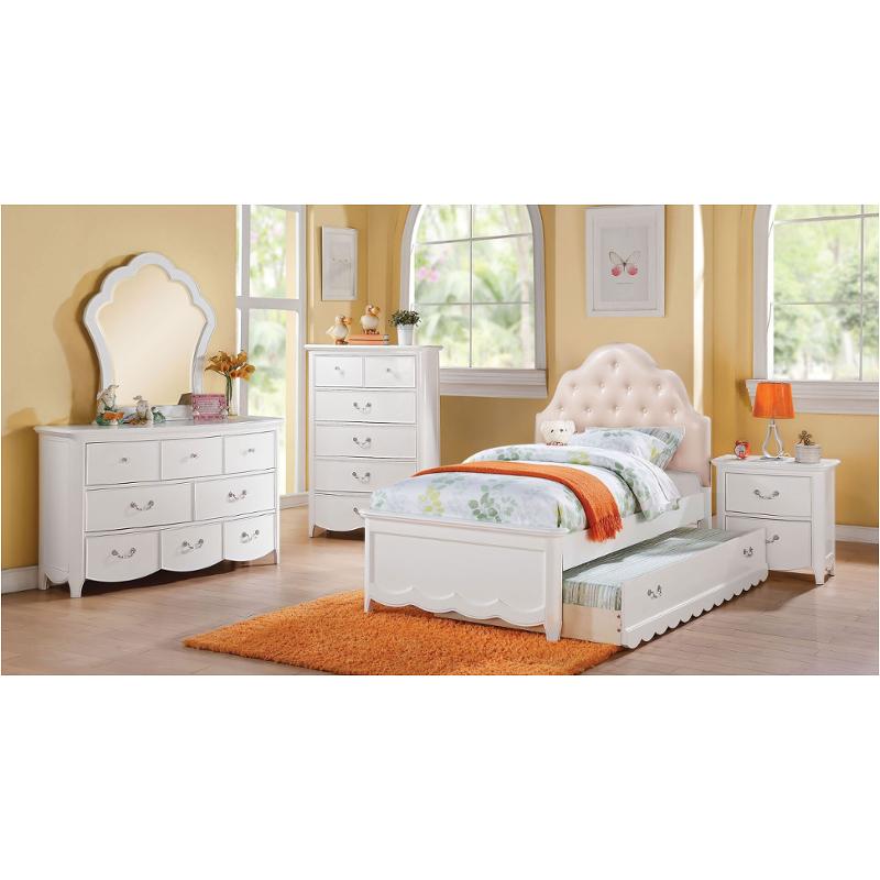 30305f-hb Acme Furniture Cecilie - White Bedroom Furniture Bed