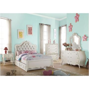 30500f-hb Acme Furniture Edalene - Pearl White Bedroom Furniture Bed