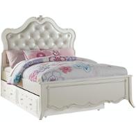 30505t-hb Acme Furniture Edalene - Pearl White Bedroom Furniture Bed