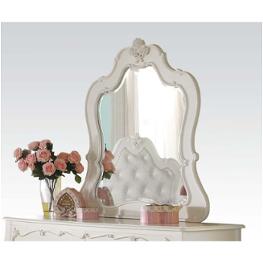 30513 Acme Furniture Edalene - Pearl White Bedroom Furniture Mirror