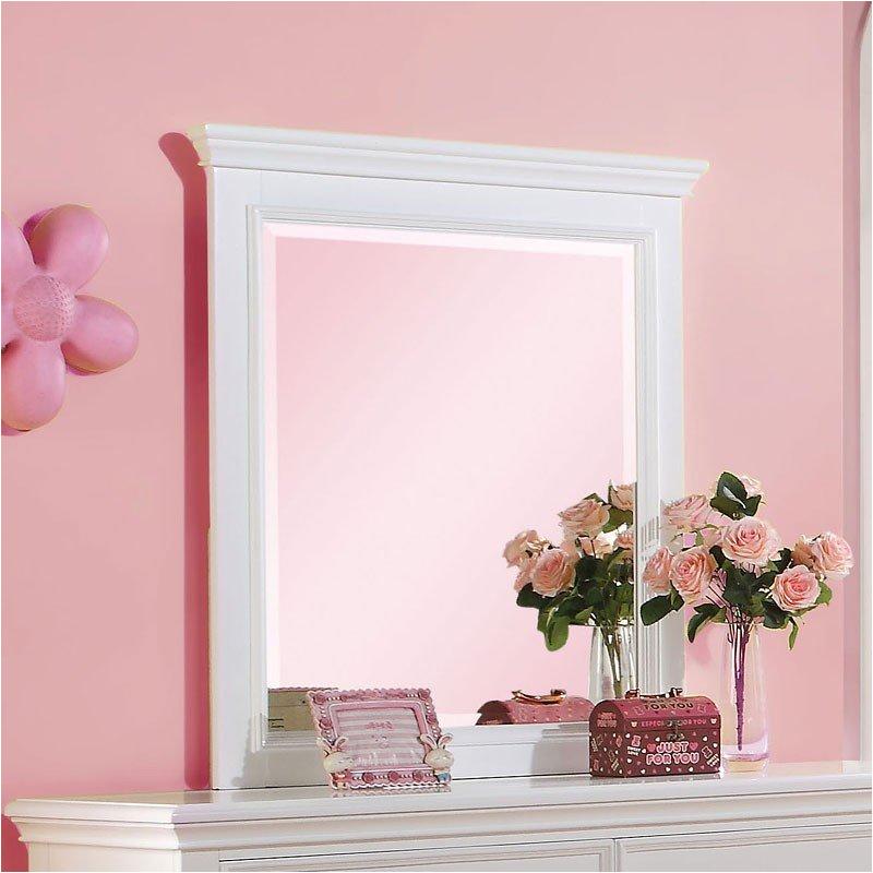 30600 Acme Furniture Lacey - White Bedroom Furniture Mirror