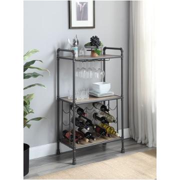 Ac00364 Acme Furniture Brantley Accent Furniture Wine Storage