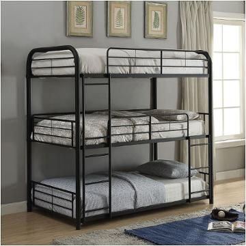 37330-1 Acme Furniture Cairo - Sandy Black Bedroom Furniture Bed