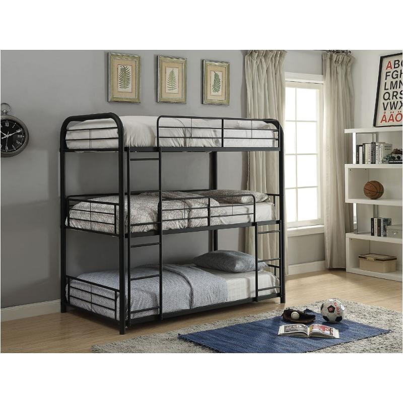 37335-2 Acme Furniture Cairo - Sandy Black Bedroom Furniture Bed