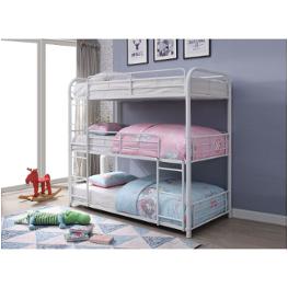 38115-1 Acme Furniture Cairo - White Bedroom Furniture Bed