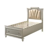 27240t-hb Acme Furniture Kaitlyn - Champagne Bedroom Furniture Bed