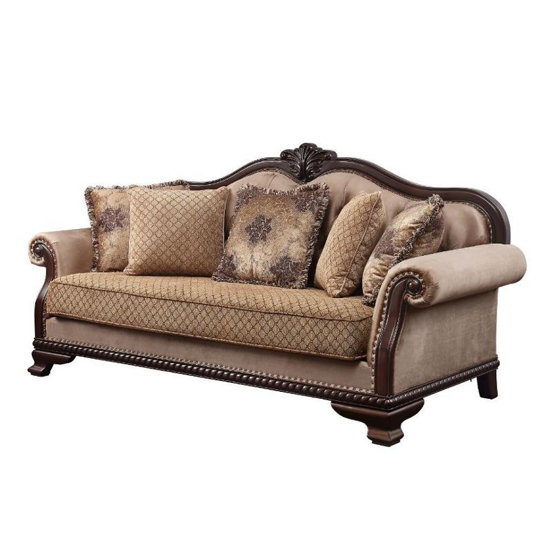 58265 Acme Furniture Chateau De Ville - Espresso Living Room Furniture Sofa