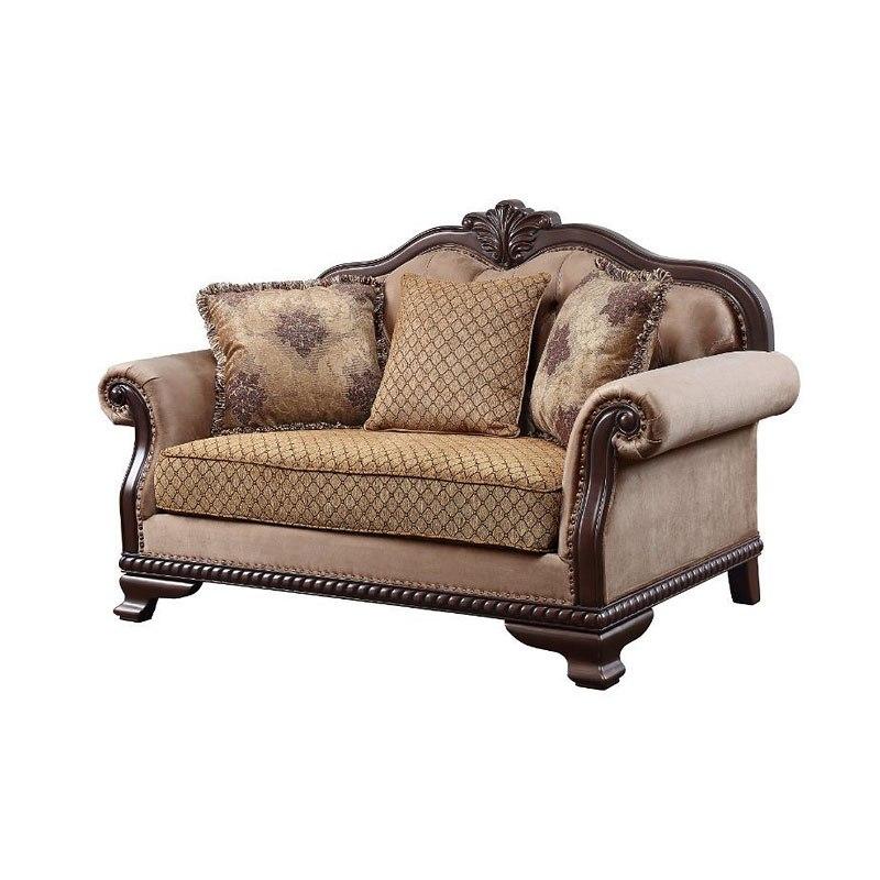 58266 Acme Furniture Chateau De Ville - Espresso Living Room Furniture Loveseat