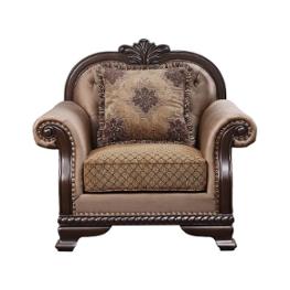 58267 Acme Furniture Chateau De Ville - Espresso Living Room Furniture Living Room Chair