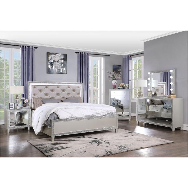 Bd00237ck1 Acme Furniture Silverfluff Bedroom Furniture Bed