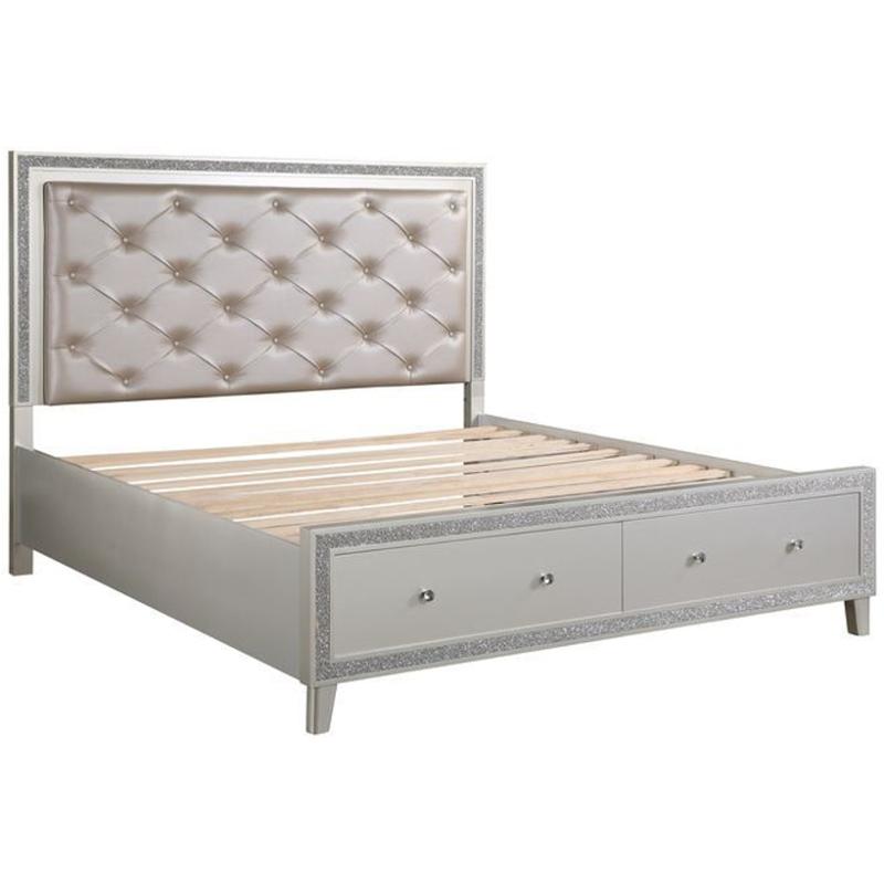 Bd00240ck1 Acme Furniture Silverfluff Bedroom Furniture Bed