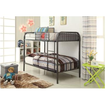 37535 Acme Furniture Bristol - Gunmetal Bedroom Furniture Bed