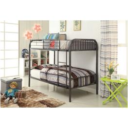 37535 Acme Furniture Bristol - Gunmetal Bedroom Furniture Bed