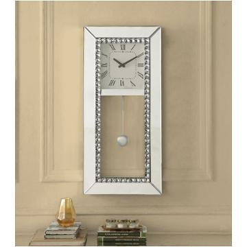 Ac00418 Acme Furniture Lotus Accent Furniture Clock