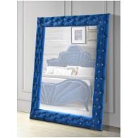 24238 Acme Furniture Dante - Blue Bedroom Furniture Floor Mirror