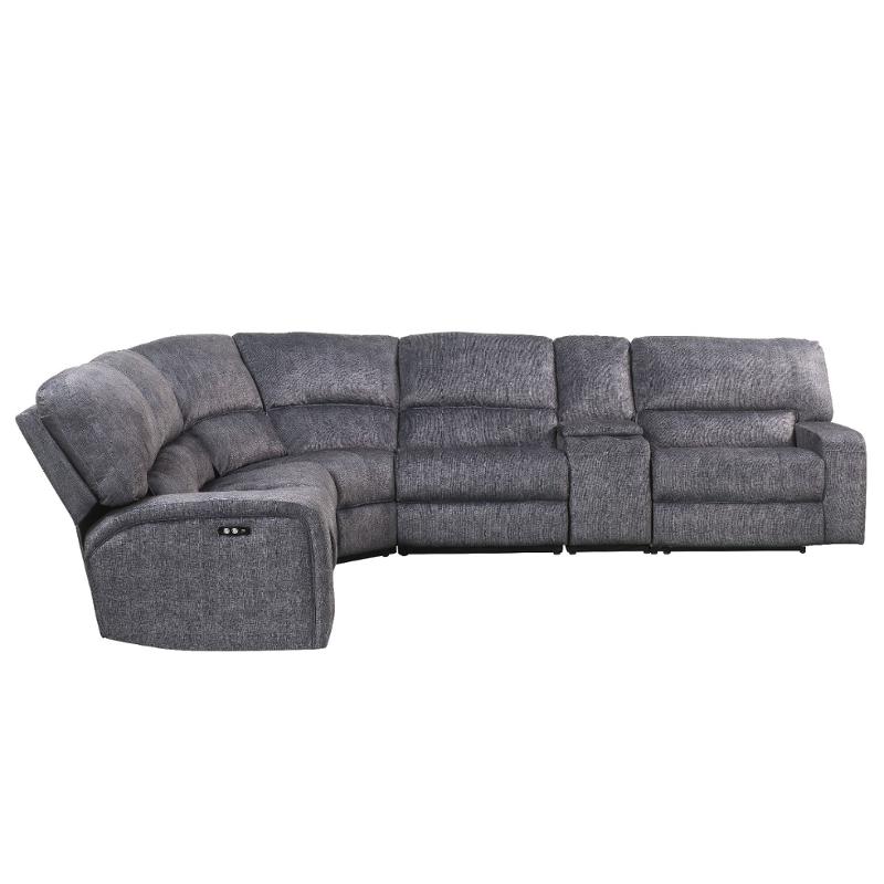 Slate blue sectional sofa sales