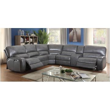 53745lch Acme Furniture Saul - Gray Living Room Furniture Sectional