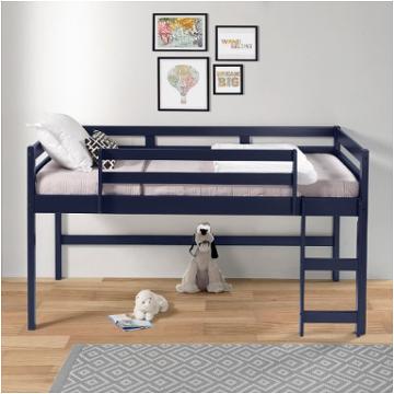 38260 Acme Furniture Lara - Navy Blue Bedroom Furniture Bed