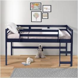 38260 Acme Furniture Lara - Navy Blue Bedroom Furniture Bed