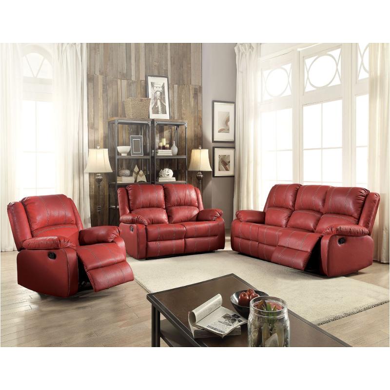 52150 Acme Furniture Zuriel - Red Living Room Furniture Sofa