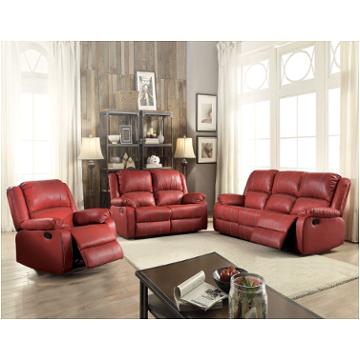 52150 Acme Furniture Zuriel - Red Living Room Furniture Sofa