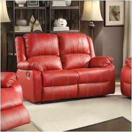 52151 Acme Furniture Zuriel - Red Living Room Furniture Loveseat