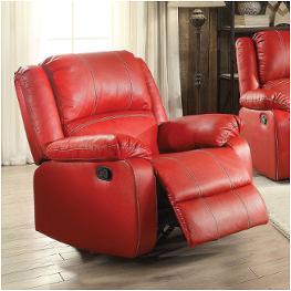 52152 Acme Furniture Zuriel - Red Living Room Furniture Recliner