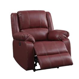 52153 Acme Furniture Zuriel - Red Living Room Furniture Recliner
