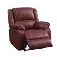 52153 Acme Furniture Zuriel - Red Living Room Furniture Recliner