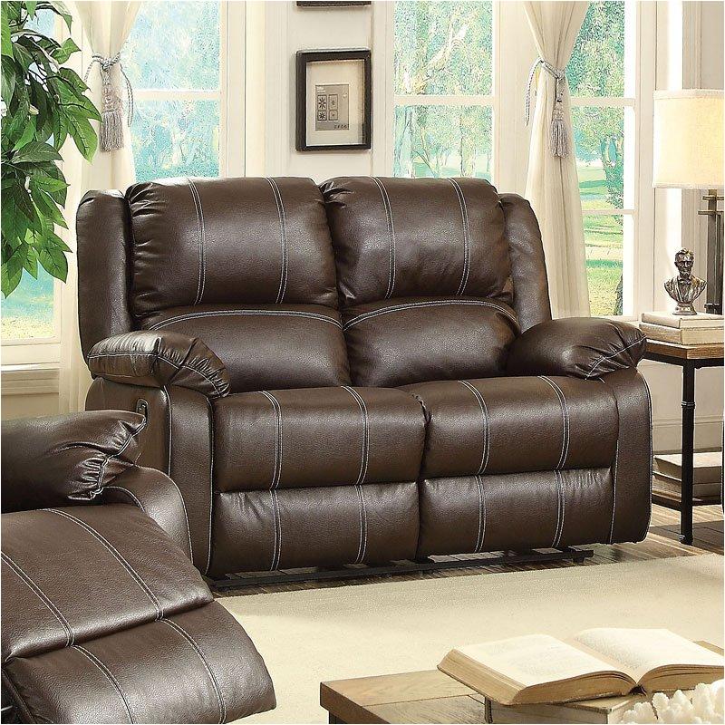 52281 Acme Furniture Zuriel - Brown Living Room Furniture Loveseat