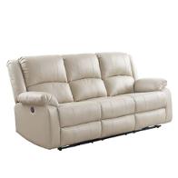 54610 Acme Furniture Zuriel - Beige Beige Motion Sofa