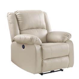 54612 Acme Furniture Zuriel - Beige Living Room Furniture Recliner