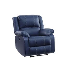 54617 Acme Furniture Zuriel - Blue Living Room Furniture Recliner
