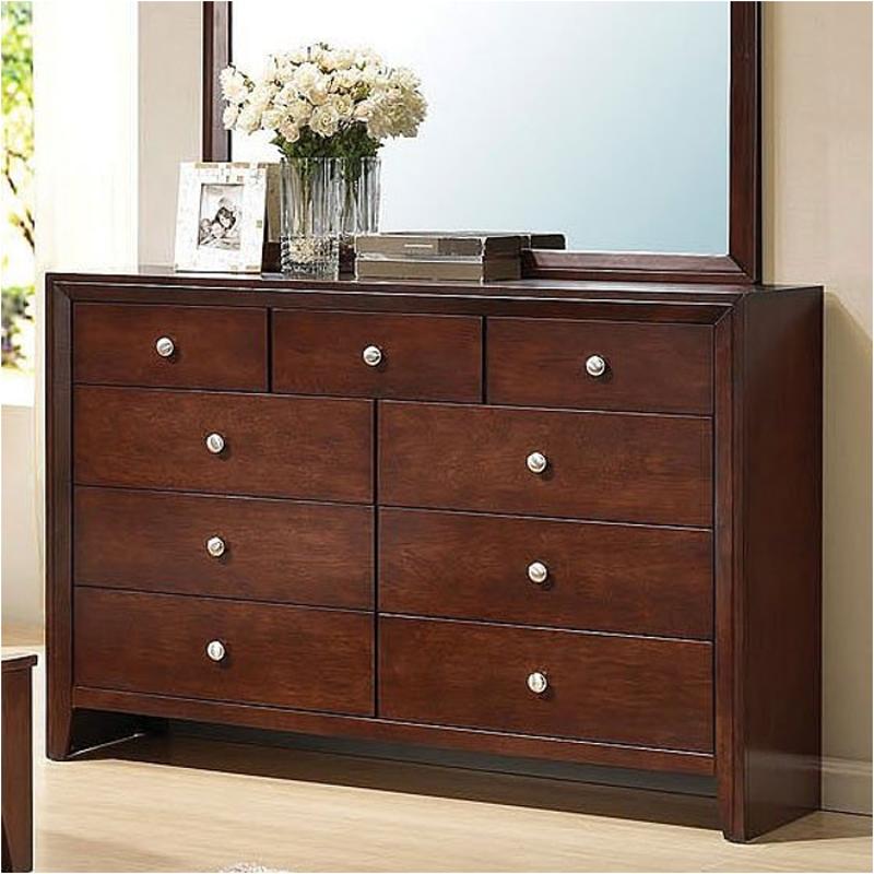 Ilana - Brown Cherry Bedroom Set Acme Furniture